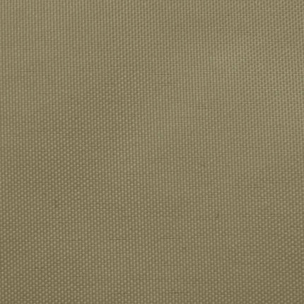 Parasole a Vela in Tela Oxford a Trapezio 2/4x3 m Beige
