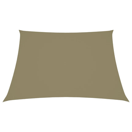 Parasole a Vela in Tela Oxford a Trapezio 3/5x4 m4/5x4 m Beige