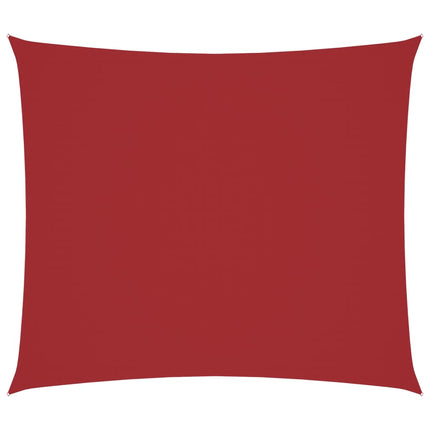 Parasole a Vela Oxford Rettangolare 2,5x3 m Rosso