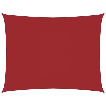 Parasole a Vela Oxford Rettangolare 3,5x4,5 m Rosso