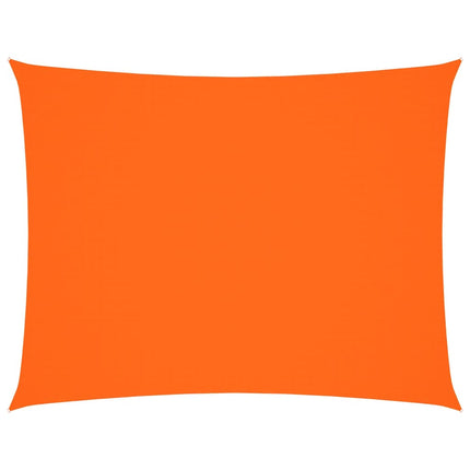 Parasole a Vela Tessuto Oxford Rettangolare 5x7m Arancione