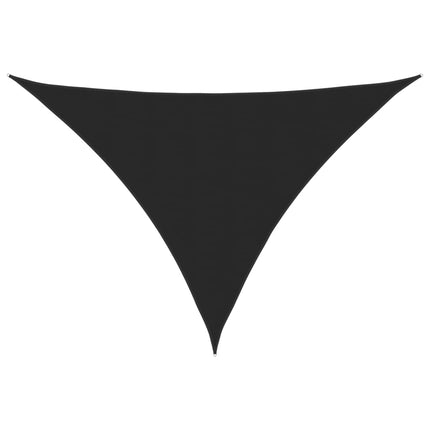 Parasole a Vela Oxford Triangolare 2,5x2,5x3,5 m Nero