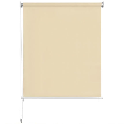 Tenda a Rullo per Esterni Crema 80x140 cm HDPE