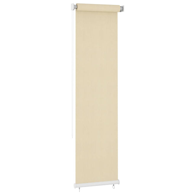 Tenda a Rullo per Esterni Crema 60x230 cm in HDPE