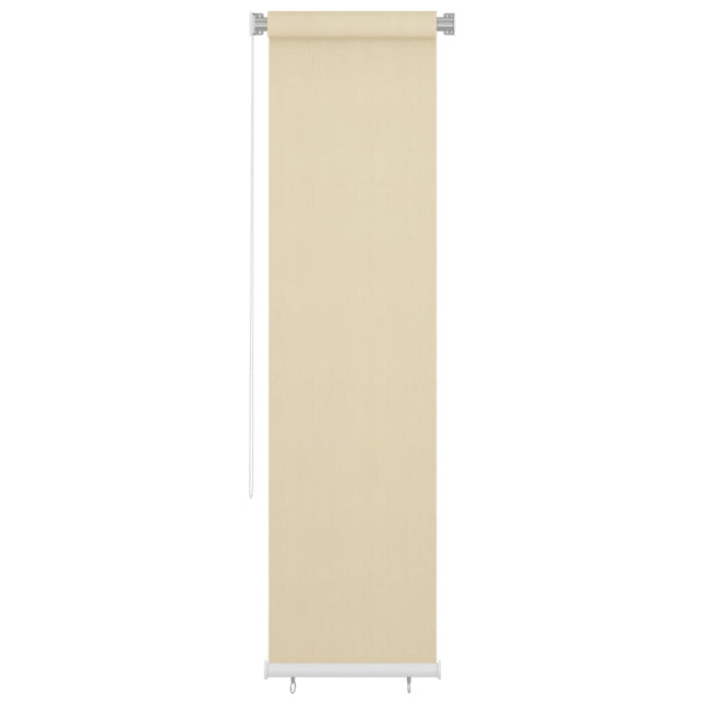 Tenda a Rullo per Esterni Crema 60x230 cm in HDPE
