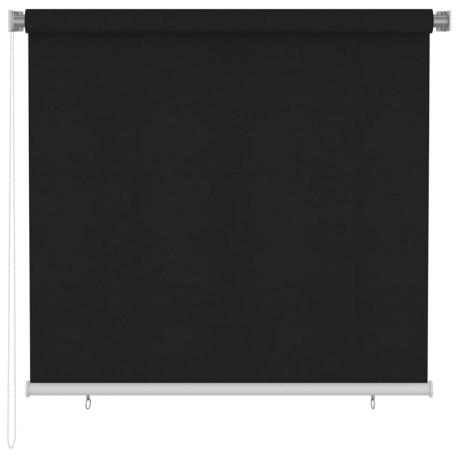 Tenda a Rullo per Esterni 160x140 cm Nera