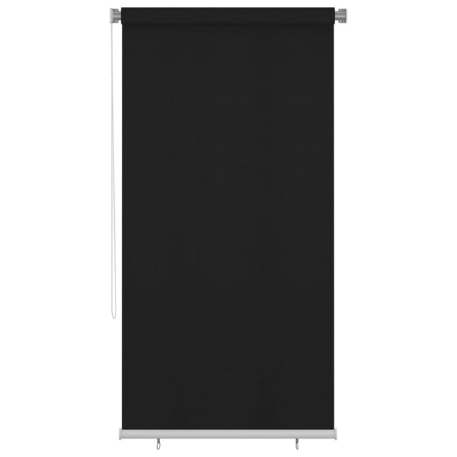 Tenda a Rullo per Esterni 120x230 cm Nera
