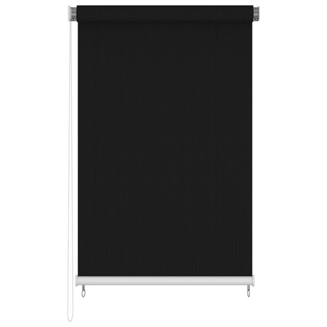 Tenda a Rullo per Esterni 140x230 cm Nera