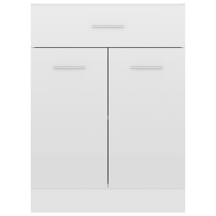 Armadio Inferiore Cassetto Bianco Lucido 60x46x81,5 Multistrato