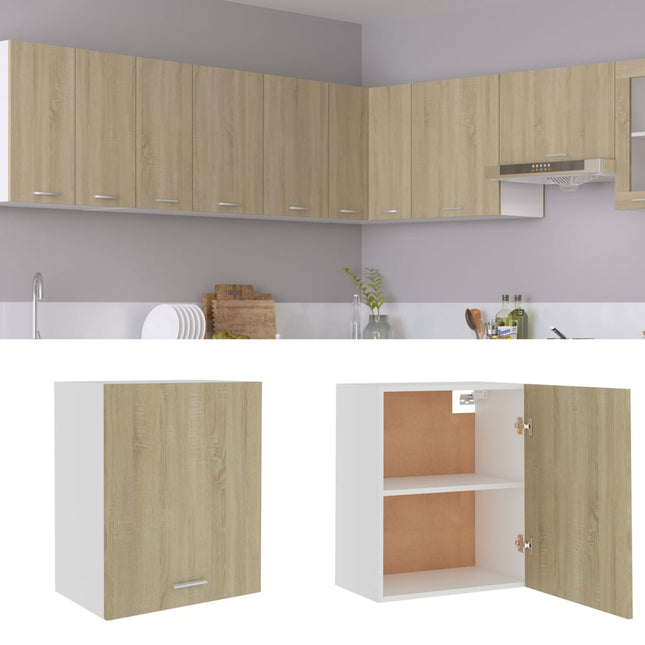 Mobile Pensile Rovere Sonoma 50x31x60 cm in Legno Multistrato