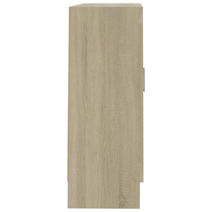Vetrina Rovere Sonoma 82,5x30,5x80 cm in Legno Multistrato