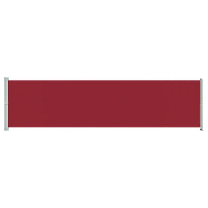Tenda Laterale Retrattile per Patio 600x160 cm Rossa