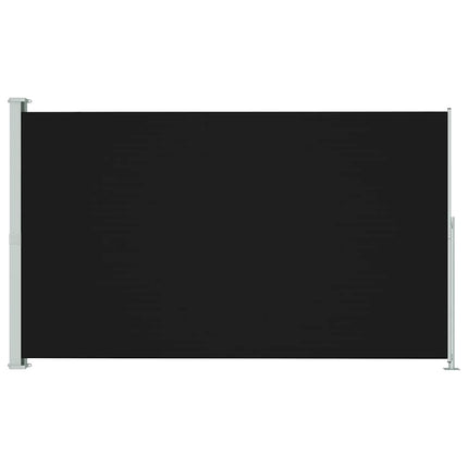Tenda Laterale Retrattile per Patio 220x300 cm Nera