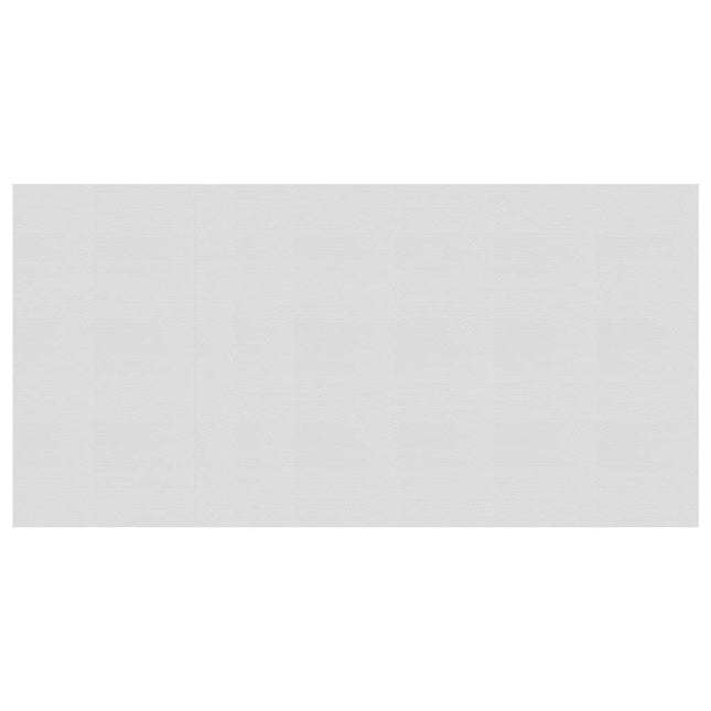 Pellicola Galleggiante Solare PE Piscina 732x366 cm Grigia