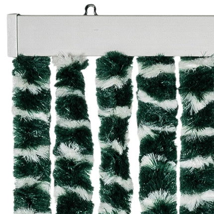 Zanzariera Verde e Bianco 100x220 cm Ciniglia