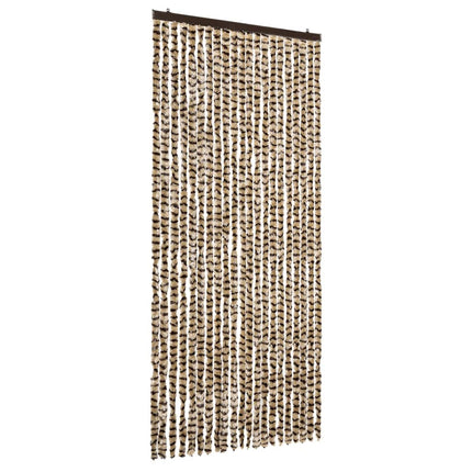 Zanzariera Beige e Marrone 90x220 cm Ciniglia