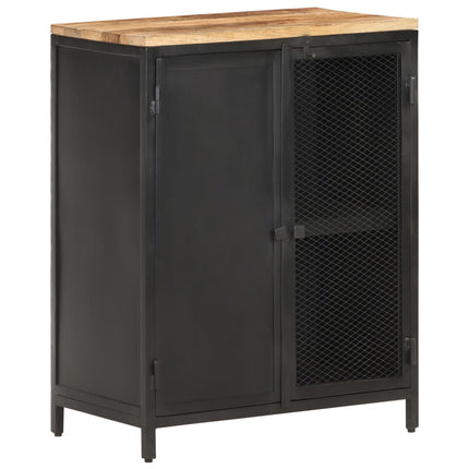 Credenza 60x35x78 cm in Legno Massello di Mango Grezzo