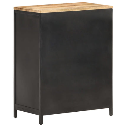 Credenza 60x35x78 cm in Legno Massello di Mango Grezzo