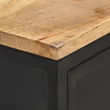 Credenza 60x35x78 cm in Legno Massello di Mango Grezzo