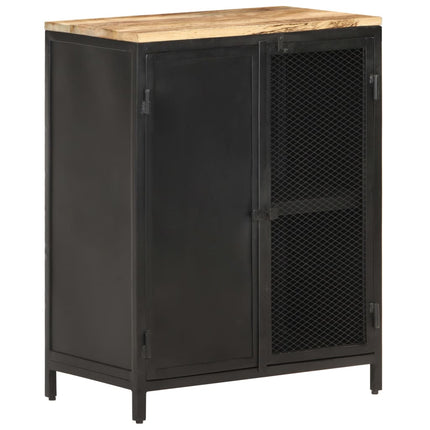 Credenza 60x35x78 cm in Legno Massello di Mango Grezzo