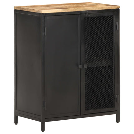Credenza 60x35x78 cm in Legno Massello di Mango Grezzo