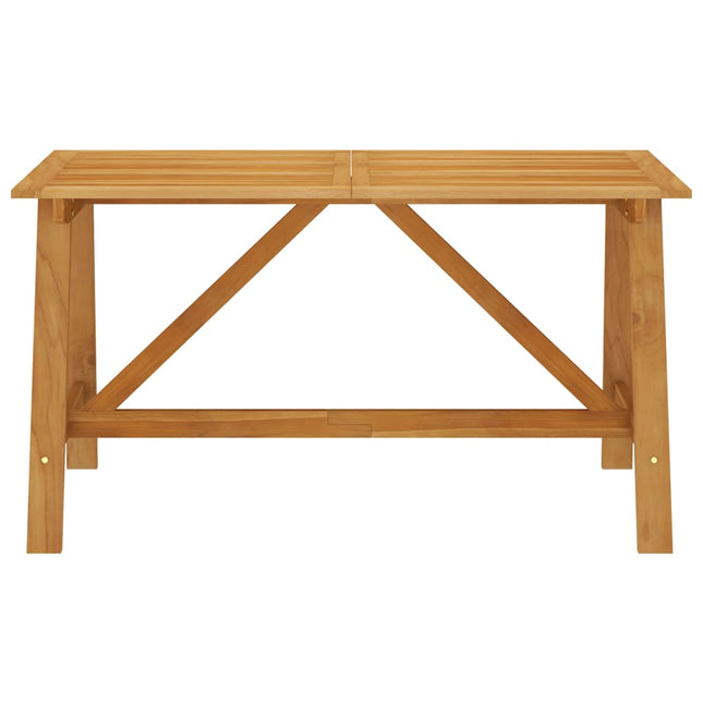 Tavolo da Giardino 140x70x73,5 cm in Massello di Acacia