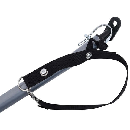 Rimorchio da Bici Nero e Blu 65 kg
