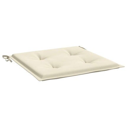 Cuscini per Sedia 2 pz Crema 40x40x3 cm in Tessuto Oxford
