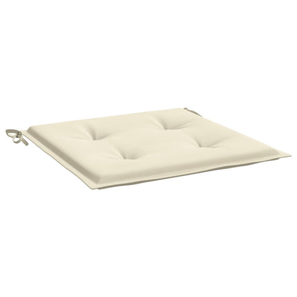 Cuscini per Sedia 6 pz Crema 50x50x3 cm in Tessuto Oxford