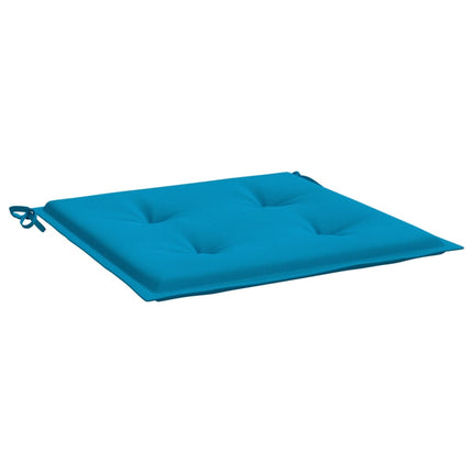 Cuscini per Sedia 4 pz Blu 50x50x3 cm in Tessuto Oxford