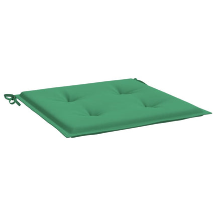 Cuscini per Sedia 4 pz Verdi 50x50x3 cm in Tessuto Oxford