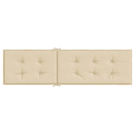 Cuscino per Sdraio Beige (75+105)x50x4 cm
