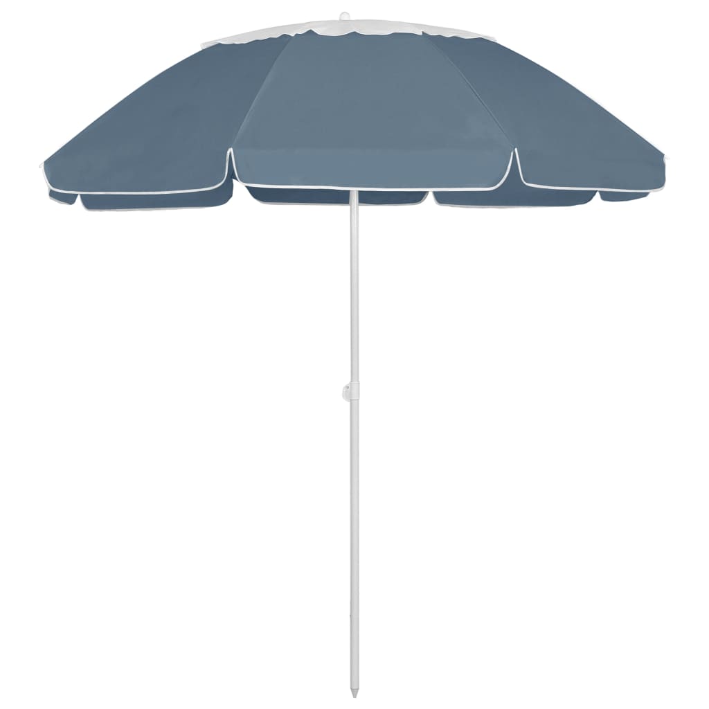 Ombrellone da Spiaggia Blu 300 cm