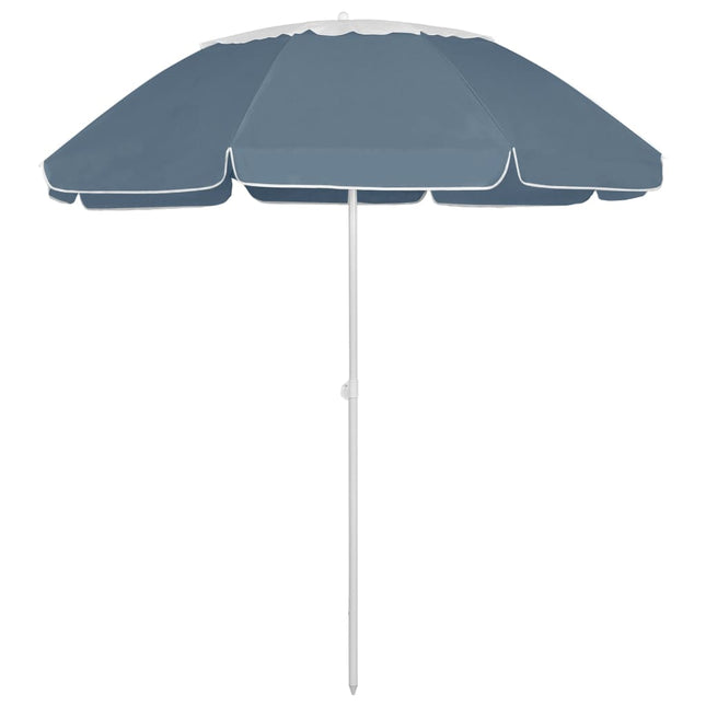 Ombrellone da Spiaggia Blu 300 cm