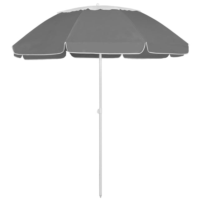 Ombrellone da Spiaggia Antracite 240 cm