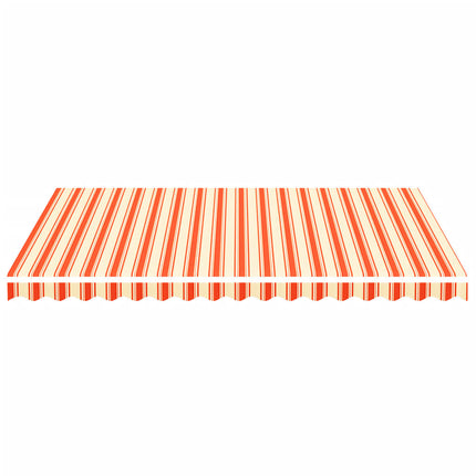 Tessuto di Ricambio per Tenda da Sole Giallo e Arancio 4x3 m