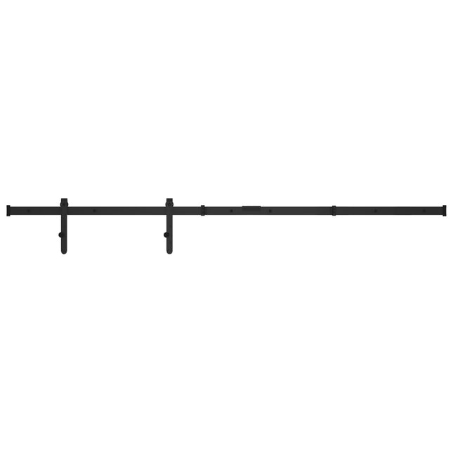 Kit Mini Anta Scorrevole Armadio in Acciaio al Carbonio 122 cm