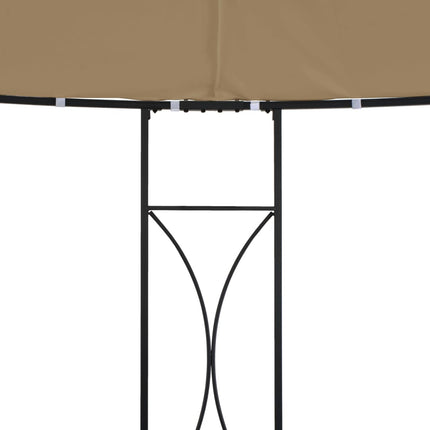 Gazebo 300x290 cm Grigio Talpa Rotondo