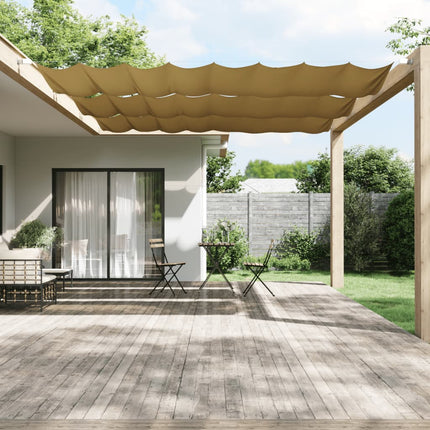 Paravento Verticale Beige 180x800 cm in Tessuto Oxford