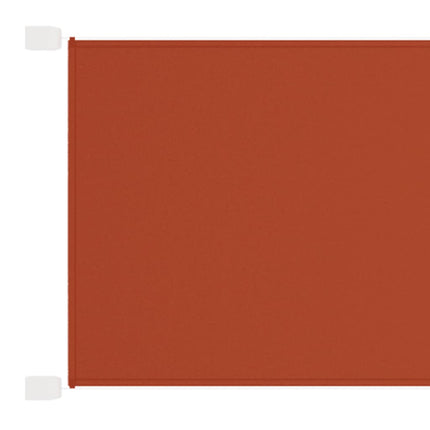 Paravento Verticale Terracotta 140x600 cm in Tessuto Oxford