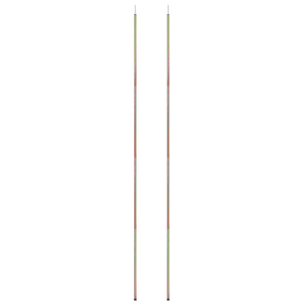 Aste per Parasole a Vela 2 pz 200 cm in Acciaio Zincato