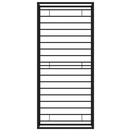 Giroletto Nero in Metallo 90x200 cm