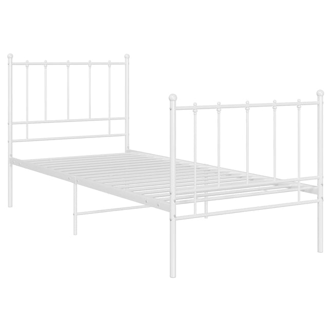Giroletto Bianco in Metallo 90x200 cm