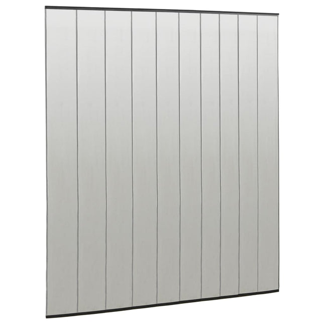 Zanzariera per Porta con 10 Sezioni a Rete Nera 240x240 cm