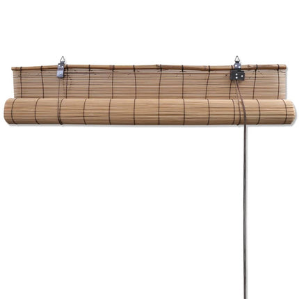 Tende a Rullo in BambÃƒÂ¹ 2pz 100x160 cm Marroni