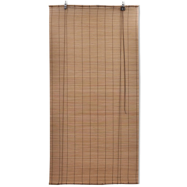 Tende a Rullo in BambÃ¹ 2pz 150x220 cm Marroni