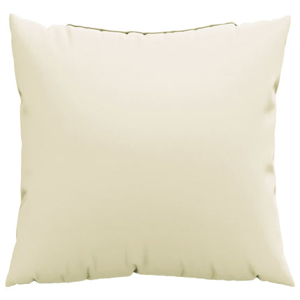 Cuscini Decorativi 4 pz Crema 50x50 cm in Tessuto