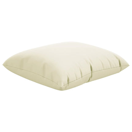 Cuscini Decorativi 4 pz Crema 50x50 cm in Tessuto