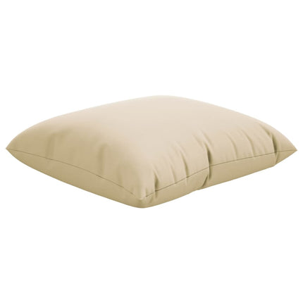Cuscini Decorativi 4 pz Beige 60x60 cm in Tessuto