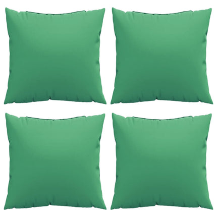 Cuscini Decorativi 4 pz Verdi 50x50 cm in Tessuto